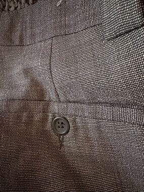 Jones New York Men's Charcoal Gray Textured dress pants